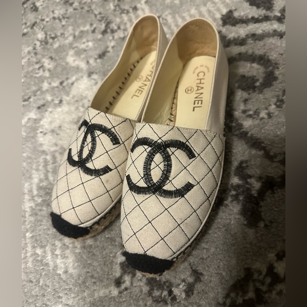 100% Authentic Chanel Espadrilles